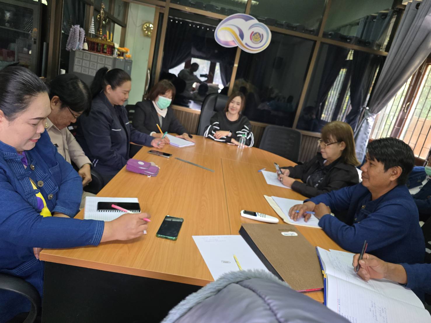 สำนักงานพัฒนาชุมชนอำเภอแม่ออน ประชุมผู้นำอาสาพัฒนาชุมชน (ผู้นำ อช.) ไตรมาส 1 ประจำปีงบประมาณ 2569