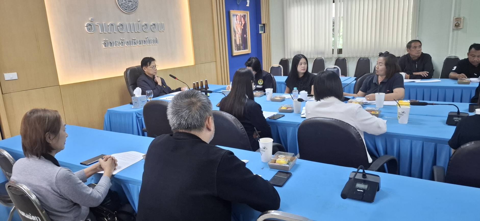  สำนักงานพัฒนาชุมชนอำเภอแม่ออน ร่วมประชุมคณะอนุกรรมการส่งเสริมวิสาหกิจชุมชนอำเภอแม่ออน ครั้งที่ 2 ประจำปี 2569