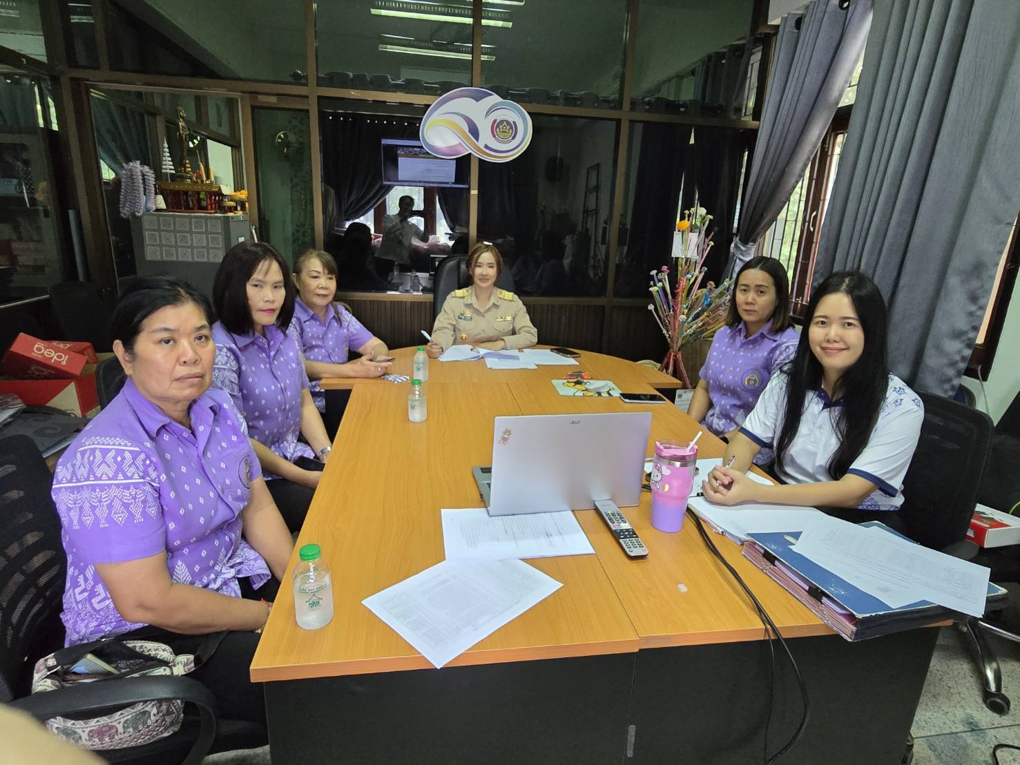  สำนักงานพัฒนาชุมชนอำเภอแม่ออน ร่วมประชุมคณะทำงานฝ่ายจัดหาดอกไม้จันทน์ การจัดพิธีถวายดอกไม้จันทน์ของจังหวัดเชียงใหม่ ครั้งที่ 1/2569