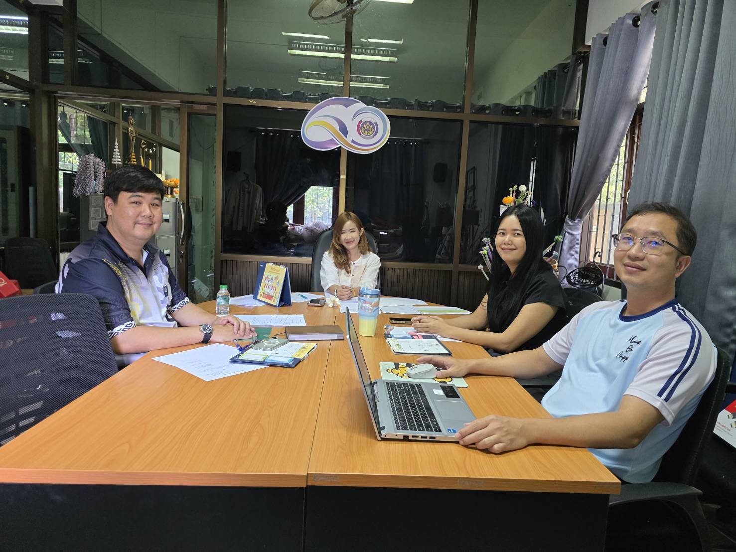สำนักงานพัฒนาชุมชนอำเภอแม่ออน ประชุมเจ้าหน้าที่พัฒนาชุมชนอำเภอแม่ออน ประจำเดือนกันยายน 2569