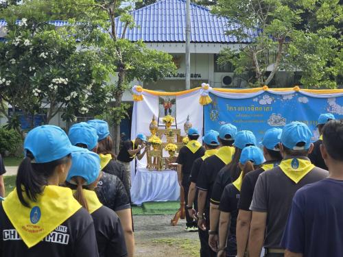 สำนักงานพัฒนาชุมชนอำเภอแม่ออน ร่วมกิจกรรมจิตอาสาพัฒนา เนื่องในโอกาสพระราชพิธีมหามงคลเฉลิมพระชนมพรรษา ๔ รอบ สมเด็จพระนางเจ้าฯ พระบรมราชินี ๓ มิถุนายน ๒๕๖๙