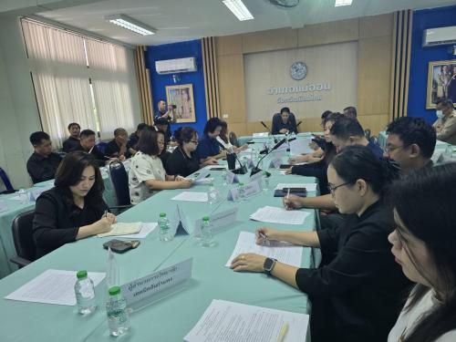 สำนักงานพัฒนาชุมชนอำเภอแม่ออน เข้าร่วมประชุมหัวหน้าส่วนราชการ และการประชุมคณะกรมการอำเภอแม่ออน ประจำเดือนตุลาคม ครั้งที่ 10/2569